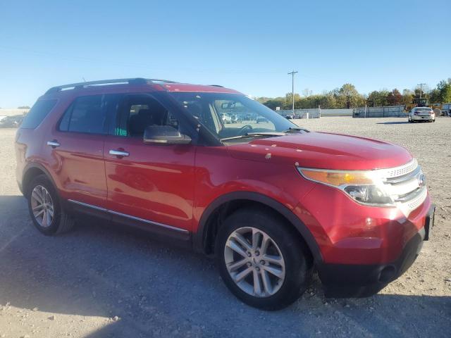 1FMHK8D8XCGA63657 - 2012 FORD EXPLORER XLT წითელი ფოტო 4