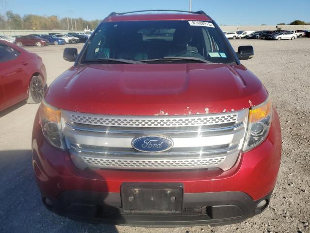 1FMHK8D8XCGA63657 - 2012 FORD EXPLORER XLT წითელი ფოტო 5