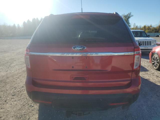 1FMHK8D8XCGA63657 - 2012 FORD EXPLORER XLT წითელი ფოტო 6