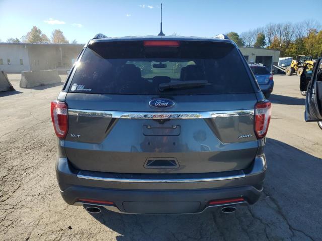 1FM5K8D82JGA75236 - 2018 FORD EXPLORER XLT GRAY photo 6