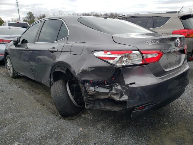 4T1B11HK7KU786629 - 2019 TOYOTA CAMRY L GRAY photo 2