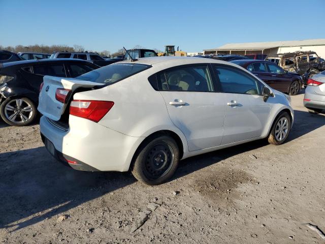 KNADM4A31E6373202 - 2014 KIA RIO LX WHITE photo 3