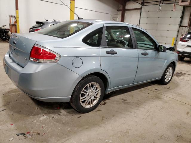 1FAHP35NX9W178678 - 2009 FORD FOCUS SE BLUE photo 3