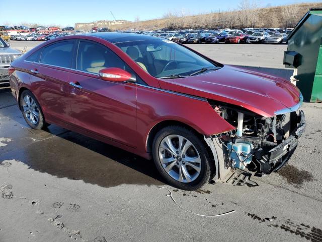 5NPEC4AC5DH532799 - 2013 HYUNDAI SONATA SE BURGUNDY photo 4