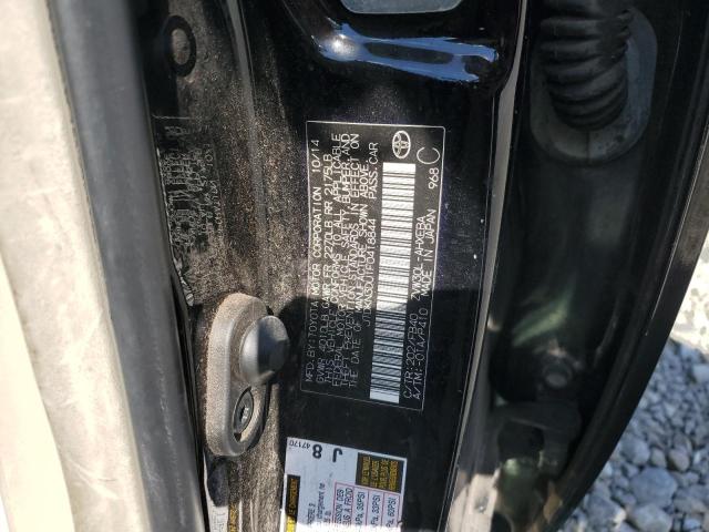 JTDKN3DU1F0418844 - 2015 TOYOTA PRIUS BLACK photo 13