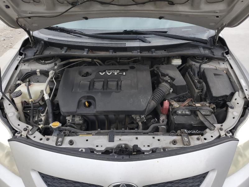 1NXBU4EE2AZ284696 - 2010 TOYOTA COROLLA BASE Gümüş foto 11