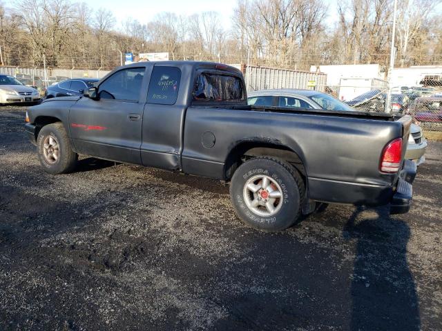 1B7GL22X9WS662443 - 1998 DODGE DAKOTA BLACK photo 2