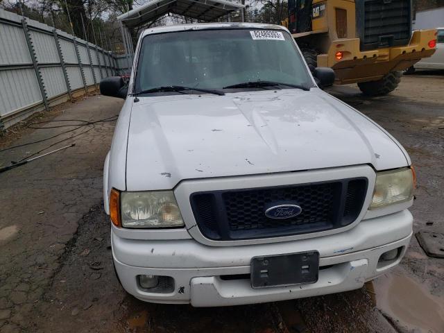 1FTYR10U62PB00566 - 2002 FORD RANGER WHITE photo 5