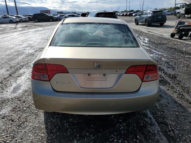 1HGFA16577L124177 - 2007 HONDA CIVIC LX BEIGE photo 6