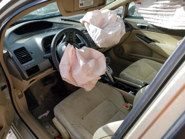 1HGFA16577L124177 - 2007 HONDA CIVIC LX BEIGE photo 8