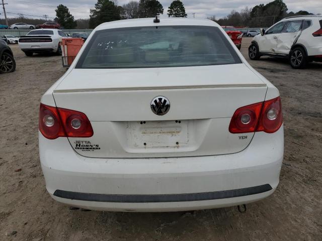 3VWCT71K06M850209 - 2006 VOLKSWAGEN JETTA TDI WHITE photo 6