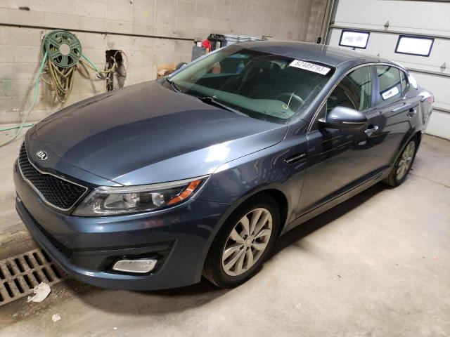 5XXGM4A77FG440665 - 2015 KIA OPTIMA LX BLUE photo 1