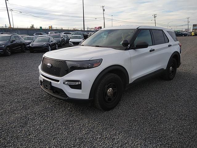 1FM5K8AB9MGC02407 - 2021 FORD EXPLORER POLICE INTERCEPTOR 白色 照片 1