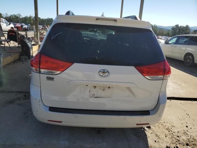5TDYK3DC1BS056810 - 2011 TOYOTA SIENNA XLE WHITE photo 6