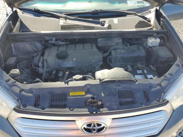 5TDZA3EH1BS016504 - 2011 TOYOTA HIGHLANDER BASE ნაცრისფერი ფოტო 12
