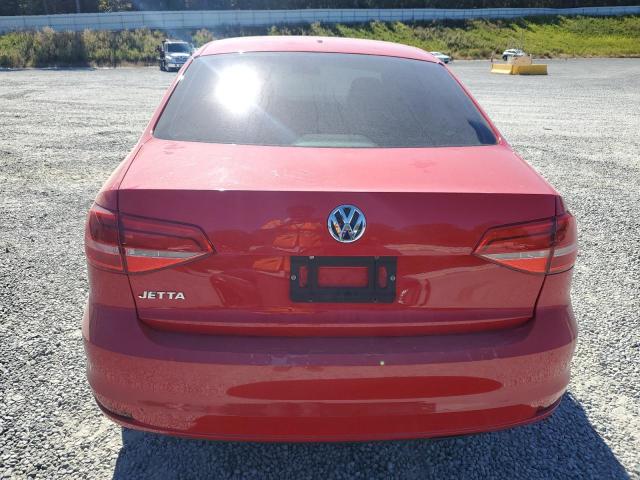 3VW2K7AJXFM210370 - 2015 VOLKSWAGEN JETTA BASE Czerwony zdjęcie 6