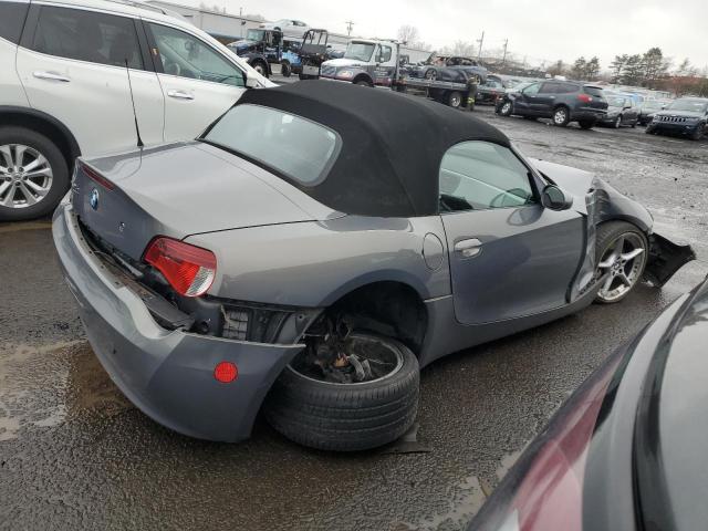 4USBU53528LW93837 - 2008 BMW Z4 3.0SI GRAY photo 3