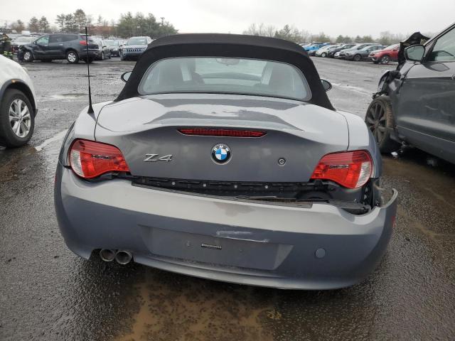 4USBU53528LW93837 - 2008 BMW Z4 3.0SI GRAY photo 6