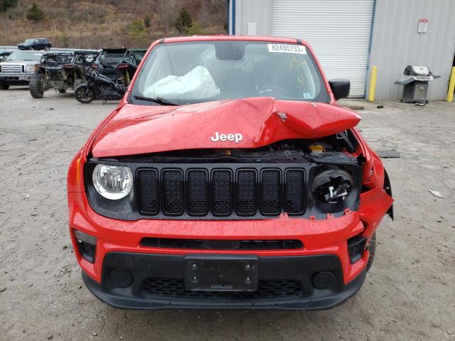 ZACNJBAB6LPL81122 - 2020 JEEP RENEGADE SPORT RED photo 5