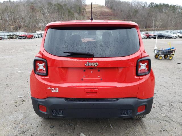 ZACNJBAB6LPL81122 - 2020 JEEP RENEGADE SPORT RED photo 6