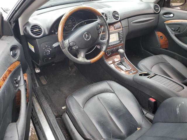 WDBTK72F89T106725 - 2009 MERCEDES-BENZ CLK 550 BLACK photo 8