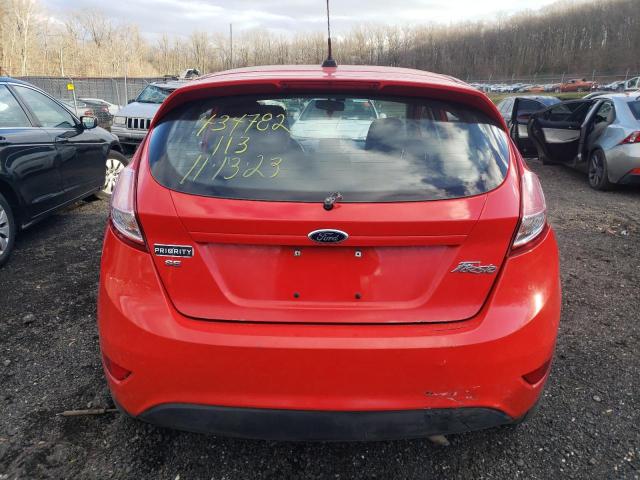 3FADP4EJ8EM134089 - 2014 FORD FIESTA SE RED photo 6