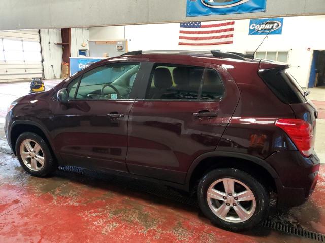 KL7CJPSB6MB341864 - 2021 CHEVROLET TRAX 1LT BURGUNDY photo 2