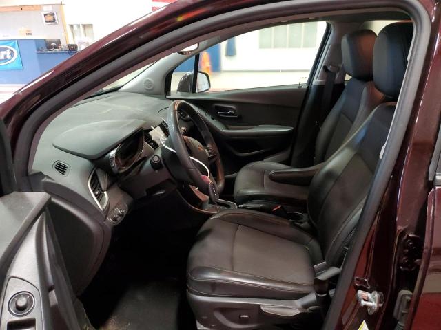 KL7CJPSB6MB341864 - 2021 CHEVROLET TRAX 1LT BURGUNDY photo 7