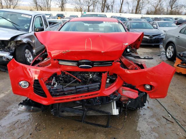 1FAHP3H25CL108855 - 2012 FORD FOCUS SEL RED photo 5