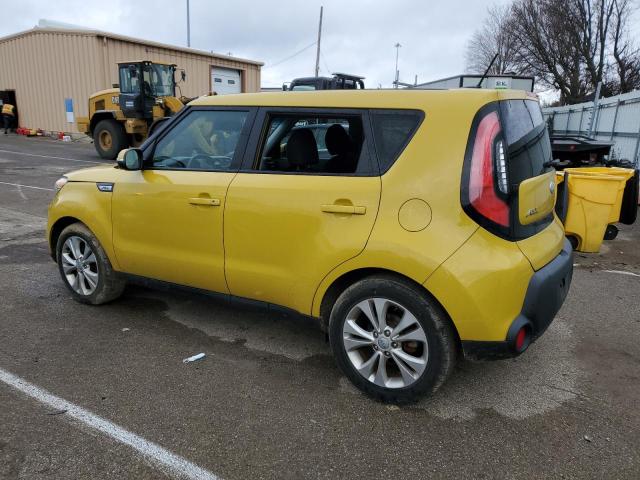 KNDJP3A5XE7006687 - 2014 KIA SOUL + YELLOW photo 2