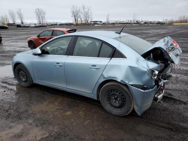 1G1PF5SC9C7110194 - 2012 CHEVROLET CRUZE LT BLUE photo 2