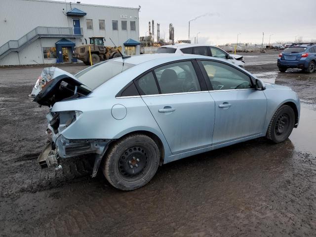 1G1PF5SC9C7110194 - 2012 CHEVROLET CRUZE LT BLUE photo 3