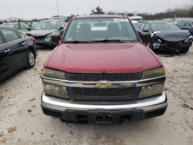 1GCCS148X68139558 - 2006 CHEVROLET COLORADO BURGUNDY photo 5