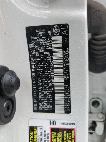 2T1BURHE8HC961772 - 2017 TOYOTA COROLLA L WHITE photo 13