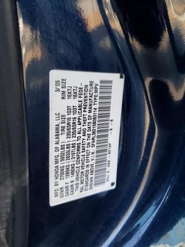 5FNRL38215B083114 - 2005 HONDA ODYSSEY LX BLUE photo 13