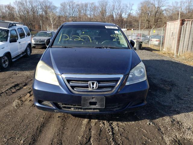 5FNRL38215B083114 - 2005 HONDA ODYSSEY LX BLUE photo 5