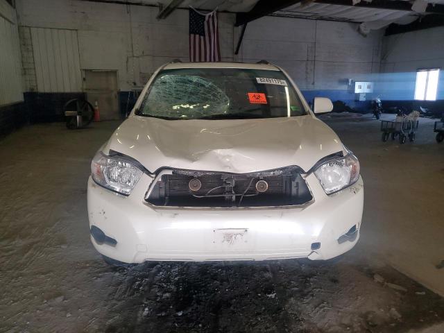 JTEBK3EH5A2166163 - 2010 TOYOTA HIGHLANDER WHITE photo 5