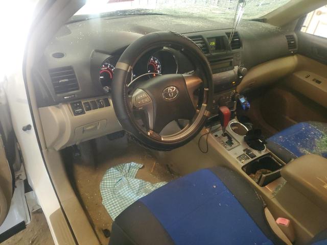 JTEBK3EH5A2166163 - 2010 TOYOTA HIGHLANDER WHITE photo 8