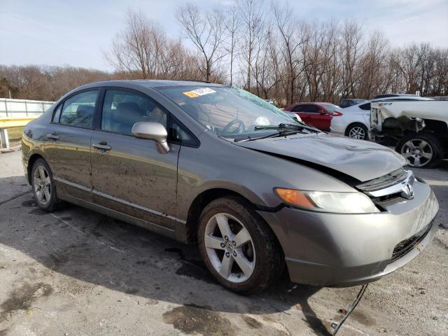 1HGFA16826L143602 - 2006 HONDA CIVIC EX GRAY photo 4