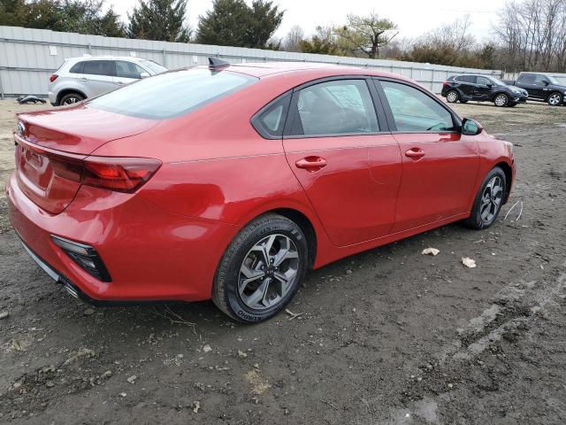 3KPF24AD4KE080135 - 2019 KIA FORTE FE RED photo 3