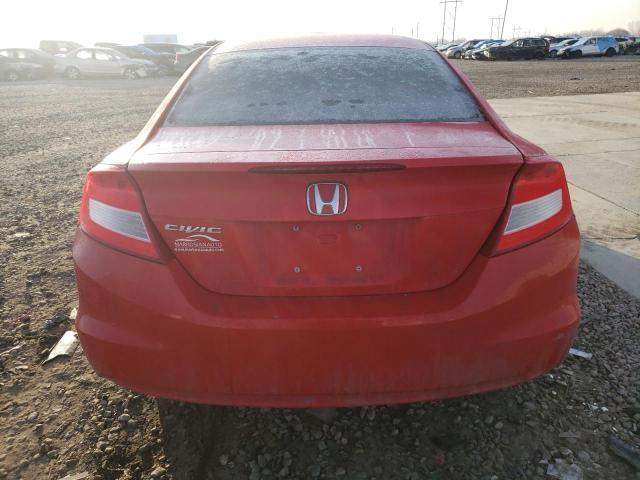 2HGFG3B80CH548494 - 2012 HONDA CIVIC EX RED photo 6