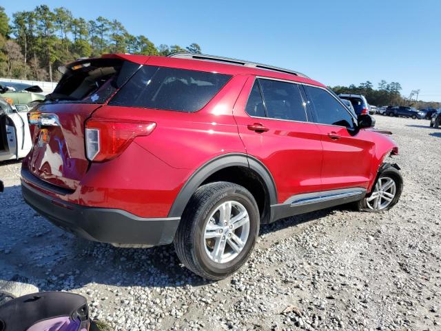 1FMSK7DH6NGB45064 - 2022 FORD EXPLORER XLT RED photo 3