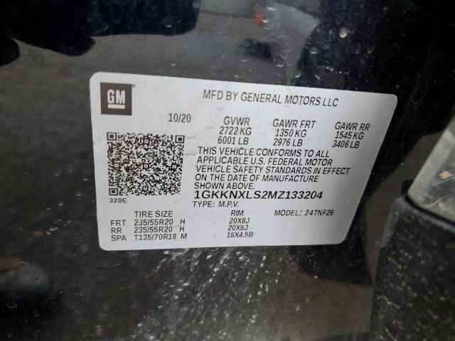 1GKKNXLS2MZ133204 - 2021 GMC ACADIA DENALI 蓝色 照片 14