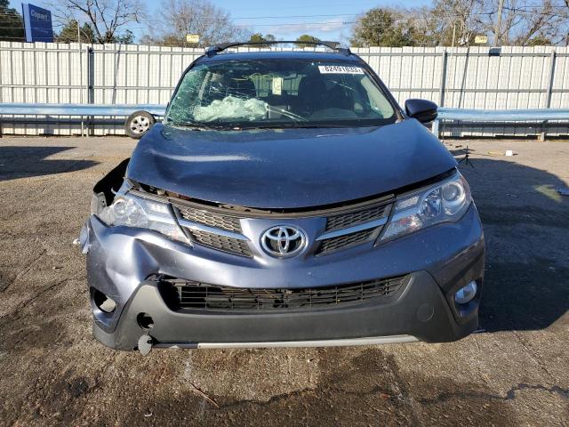 2T3WFREV0EW088729 - 2014 TOYOTA RAV4 XLE BLUE photo 5