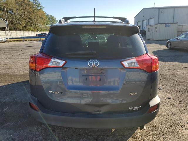 2T3WFREV0EW088729 - 2014 TOYOTA RAV4 XLE BLUE photo 6