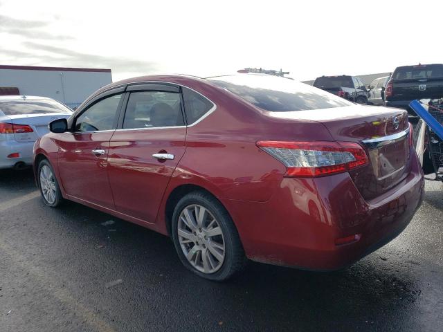 3N1AB7AP4FY221282 - 2015 NISSAN SENTRA S RED photo 2