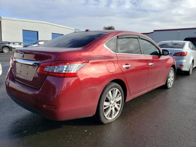 3N1AB7AP4FY221282 - 2015 NISSAN SENTRA S RED photo 3