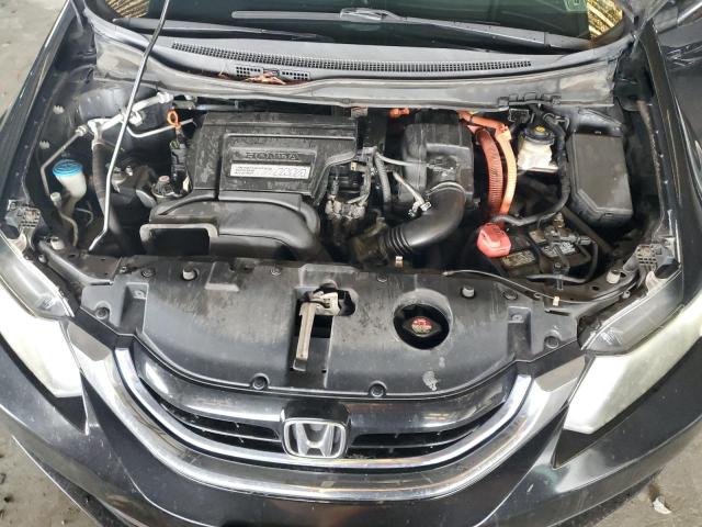 19XFB4F29DE201011 - 2013 HONDA CIVIC HYBRID BLACK photo 11