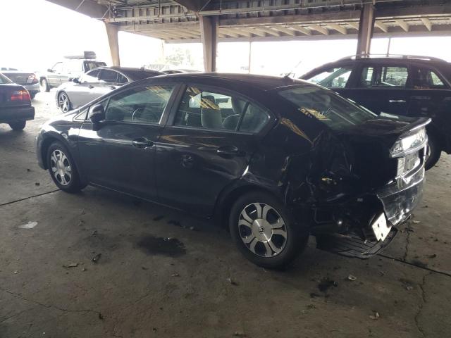19XFB4F29DE201011 - 2013 HONDA CIVIC HYBRID BLACK photo 2