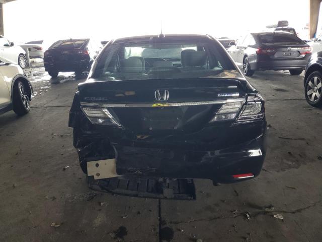 19XFB4F29DE201011 - 2013 HONDA CIVIC HYBRID BLACK photo 6